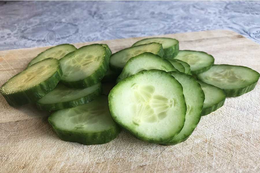 Komkommer als ideaal gezond tussendoortje.